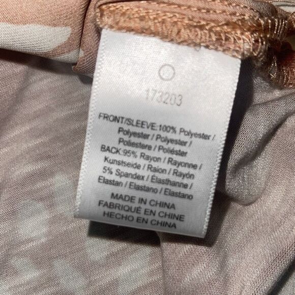 Dolan Anthropologie Left Coast Collection Womens Printed 3/4 Sleeve Alvia Peasan - Picture 7 of 10